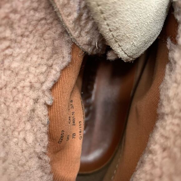 COACH Tyler sheepskin boots platform 7 womens - Picture 8 of 9